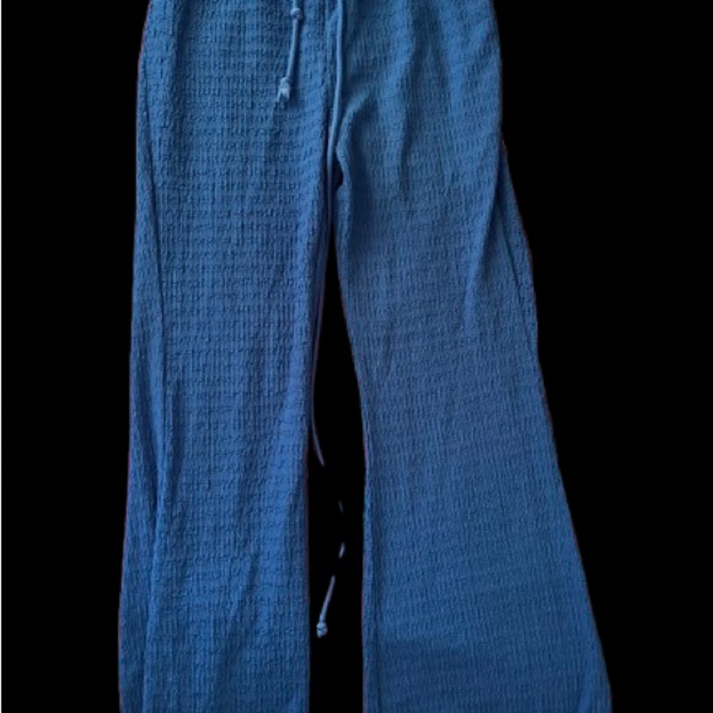 SHEIN Blue Flare Denim Pants